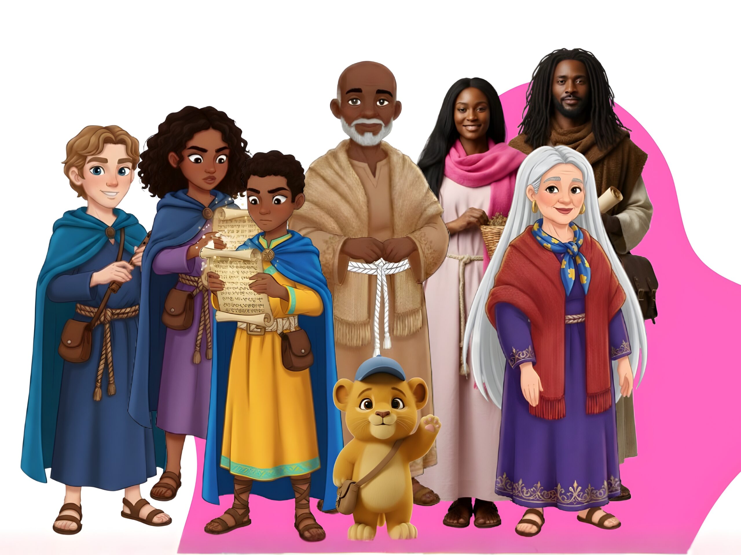 Happiness in the family characters background